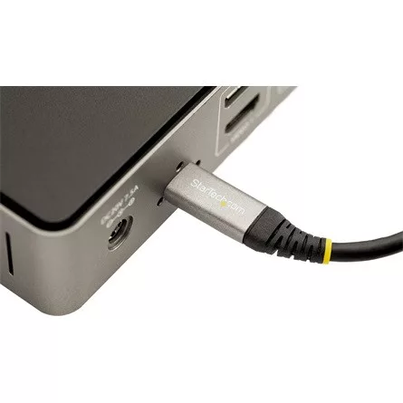 StarTech USB-C 3.2 Gen2 -> USB-C 3.2 Gen2 M/M adatkábel 1m fekete 100W, DP Alt Mode, 10Gbps