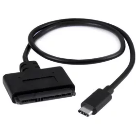 StarTech -> SATA 22pin M/F adapter 0.4m fekete