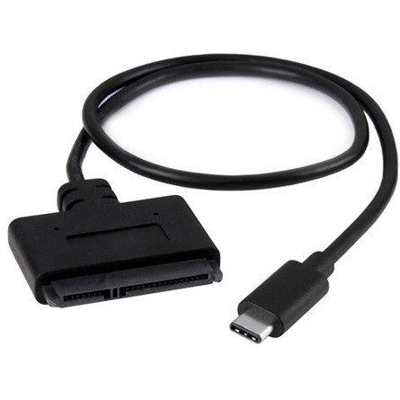 StarTech -> SATA 22pin M/F adapter 0.4m fekete