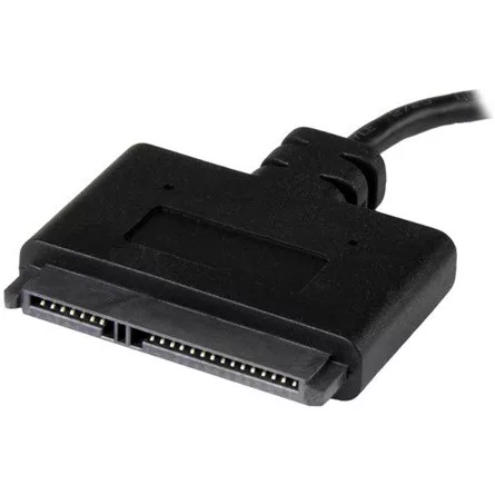 StarTech -> SATA 22pin M/F adapter 0.4m fekete