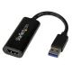 StarTech USB-A 3.0 -> HDMI M/F adapter 0.15m fekete slim