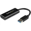StarTech USB-A 3.0 -> HDMI M/F adapter 0.15m fekete slim