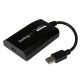 StarTech USB-A 3.0 -> HDMI M/F adapter 0.2m fekete