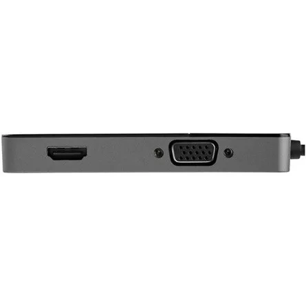StarTech USB-A 3.0 -> HDMI 1.4 VGA M/F adapter 0.15m fekete