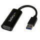 StarTech USB-A 3.0 -> VGA M/F adapter 0.06m fekete