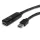 StarTech USB-A 3.0 -> USB-A 3.0 M/F aktív adatkábel hosszabbító 3m fekete