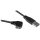 StarTech USB-A 3.0 -> USB-B 3.0 micro M/M adatkábel fekete egyenes/ 90° jobb