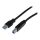 StarTech USB-A 3.2 Gen1 -> USB-B 3.2 Gen1 M/M adatkábel 2m fekete USB-IF