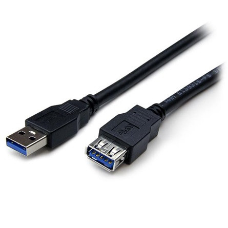 StarTech USB 3.0 A M/F adatkábel hosszabbító 2m fekete