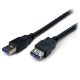 StarTech USB 3.0 A M/F adatkábel hosszabbító 2m fekete