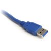 StarTech USB 3.0 A M/F adatkábel hosszabbító 1.5m kék asztali
