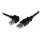 StarTech USB-A 2.0 -> USB-B 2.0 M/M adatkábel 3m fekete egyenes/90° bal