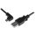 StarTech USB-A 2.0 -> USB-B 2.0 micro M/M adatkábel 1m fekete egyenes/jobb, 30/24 AWG