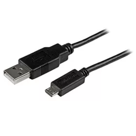   StarTech USB-A 2.0 -> USB-B 2.0 micro M/M adatkábel fekete slim