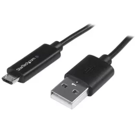   StarTech USB-A 2.0 -> USB-B 2.0 micro M/M adatkábel 1m fekete töltésvisszajelző LED