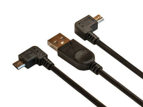 Rainbow USB - microUSB pipa kábel 1m balos