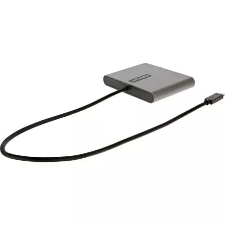 StarTech QUAD MONITOR DISPLAY USB-C 3.2 Gen1 -> 4db HDMI 2.0 M/F adapter 0.3m szürke