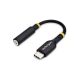 StarTech USB-C AUDIO ADAPTER TO 3.5MM TRRS HEADPHONE JACK - TYPE-C DON