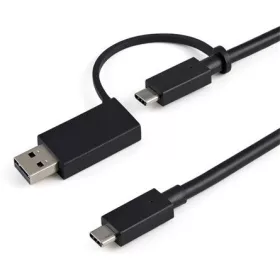   StarTech USB-C 3.2 Gen2 -> USB-C 3.2 Gen2 USB-A 3.0 M/M adatkábel 1m fekete PD 100W