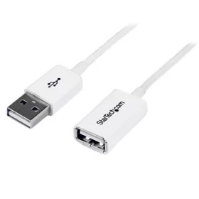 StarTech USB A M/F adatkábel hosszabbító 1m fehér