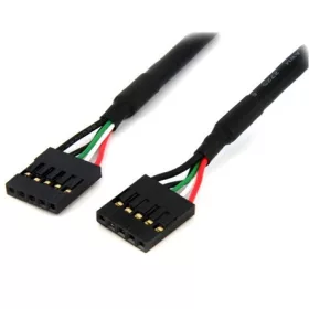 StarTech USB Pinheader 5pin M/M adatkábel 0.5m fekete