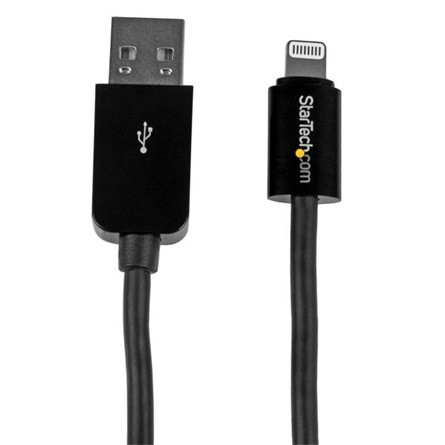 StarTech Lightning -> USB-A 2.0 M/M adatkábel 3m fekete