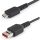 StarTech Secure Charging USB-A 2.0 -> USB-B 2.0 micro M/M töltőkábel 1m fekete