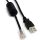 StarTech Smart UPS Replacement RJ45 -> USB-A 2.0 M/M adatkábel 1.8m fekete