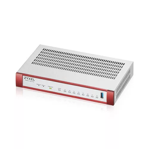 Zyxel USG FLEX100 H Series, 8 Gigabit user-definable ports, 1*USB with 1 YR Secu