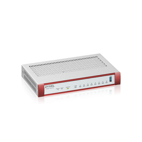 Zyxel USG FLEX100 H Series, 7 Gigabit user-definable ports, 1*1G PoE+, 1*USB wit