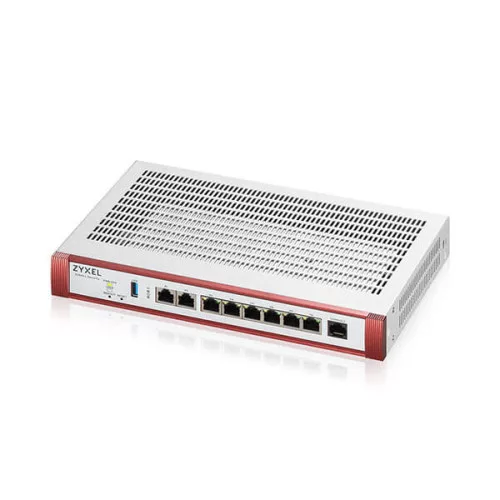 Zyxel USG FLEX200 H Series, User-definable ports with 2*2.5G & 6*1G, 1*USB with