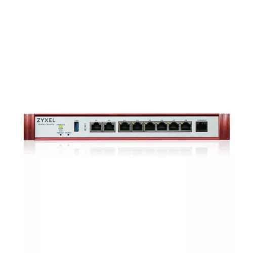 Zyxel USG FLEX200 H Series, User-definable ports with 1*2.5G, 1*2.5G( PoE+) & 6*