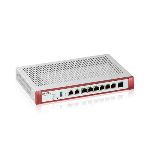 Zyxel USG FLEX200 H Series, User-definable ports with 1*2.5G, 1*2.5G( PoE+) & 6*