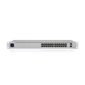   Ubiquiti UniFi Switch 24 is a fully managed Layer 2 switch with (24) Gigabit Ethernet ports and (2) Gigabit SFP ports for fiber connectivity