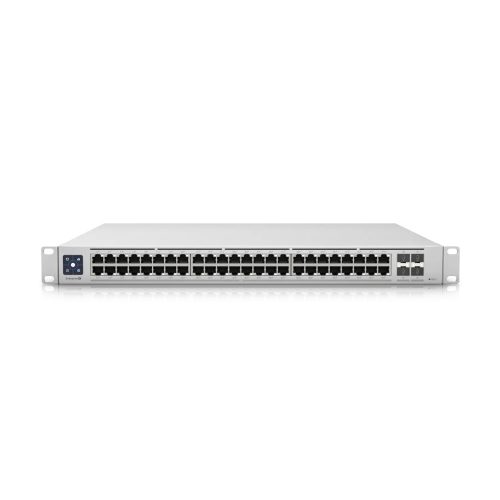 Ubiquiti Enterprise Layer 3, PoE switch with (48) 2.5GbE, 802.3at PoE+ RJ45 ports and (4) 10G SFP+ ports