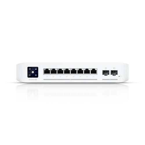 Ubiquiti Enterprise Layer 3, PoE switch with (8) 2.5GbE, 802.3at PoE+ RJ45 ports and (2) 10G SFP+ ports