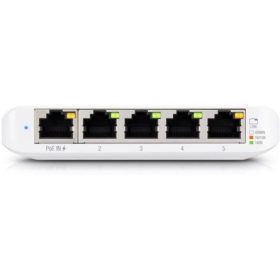   UBiQUiTi Switch 5x1000Mbps (POE Input), Menedzselhető, Asztali - USW-FLEX-MINI