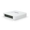 Ubiquiti USW-LITE-16-PoE 16-port Layer 2 PoE switch, 8 x GbE PoE+, 8 x GbE ports, 45W total PoE Power, fanless cooling system, Wall mountable, Desktop