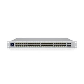   Ubiquiti Layer 3 switch with (48) GbE RJ45 ports and (4) 10G SFP+ ports.