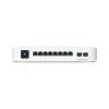 Ubiquiti USW-Pro-8-PoE-EU An 8-port, Layer 3 switch with PoE+ and PoE++ output.