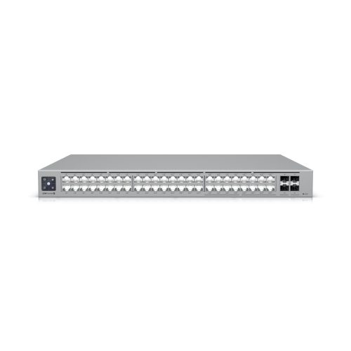 Ubiquiti USW-Pro-Max-48-PoE-EU 48-port, Layer 3 Etherlighting switch with 2.5 GbE and PoE++ output, 16x 2.5 GbE ports including (8) PoE+ and (8) PoE++, 32x GbE ports including (24) PoE+ and (8...