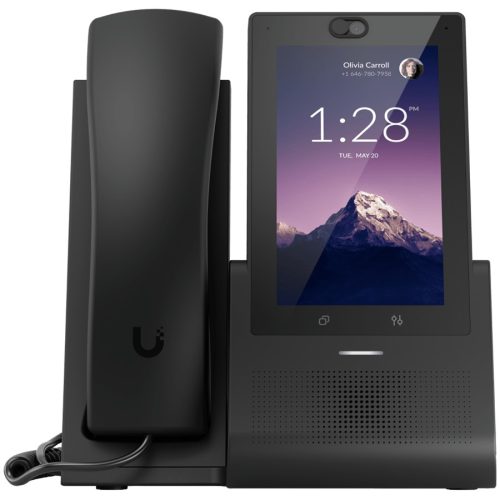 Ubiquiti UTP-Touch Versatile desktop smartphone that eliminates the learning curve 5" touch display, Ergonomic handset with mute button