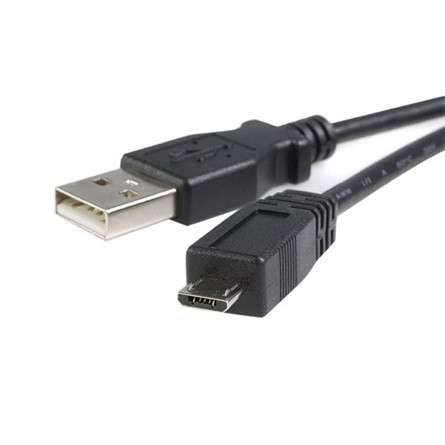 StarTech USB-A 2.0 -> USB-B 2.0 micro M/M adatkábel 0.5m fekete