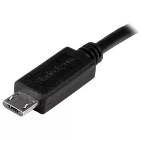   StarTech USB-B 2.0 micro -> USB-B 2.0 micro M/M adatkábel 0.4m fekete OTG