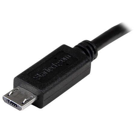 StarTech USB-B 2.0 micro -> USB-B 2.0 micro M/M adatkábel 0.4m fekete OTG