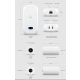 Ubiquiti UVC-AI-Theta 4K (8MP/6MP) video resolution, Flat wall mounting with discrete form-factor, Advanced AI: Detect people, read license plates, and more