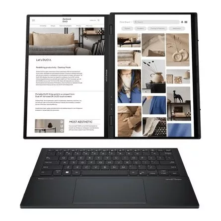 Asus ZenBook Duo UX8406CA-PZ123W - Windows® 11  - Inkwell Gray - Touch - OLED