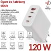Emos GaN PD 120 W max. univerzális USB töltő