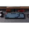 Keychron V5 Max Bluetooth / vezeték nélküli magyar Gateron Jupiter Red mechanikus billentyűzet fekete