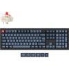 Keychron V6 Max Bluetooth / vezeték nélküli magyar gaming Gateron Jupiter Red mechanikus billentyűzet fekete-szürke
